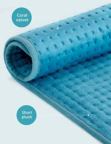 Homech Electric Heating Pad for Back Pain and Cramps Relief - Ultra-Soft Heat Pad with Moist & Dry Heat Therapy Options - Auto Shut Off - 6 Temperature- Large [12"x24"] Hot Heated Pad - Thumbnail 5