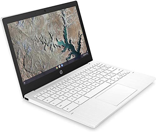 Image of HP Chromebook 11-inch Laptop - MediaTek - MT8183-4 GB RAM - 32 GB eMMC Storage - 11.6-inch HD IPS Touchscreen - with Chrome OS - (11a-na0050nr, 2020 Model, Snow White)