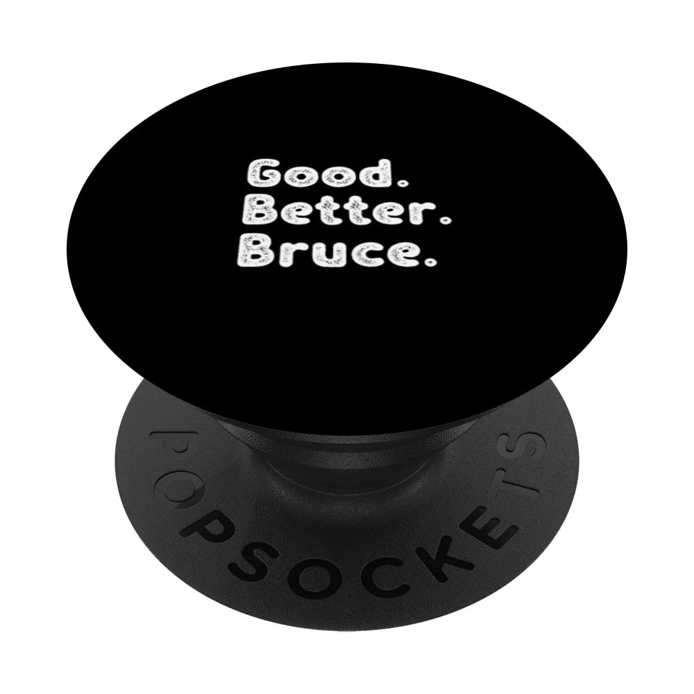 Good better Bruce PopSockets Swappable PopGrip, Black