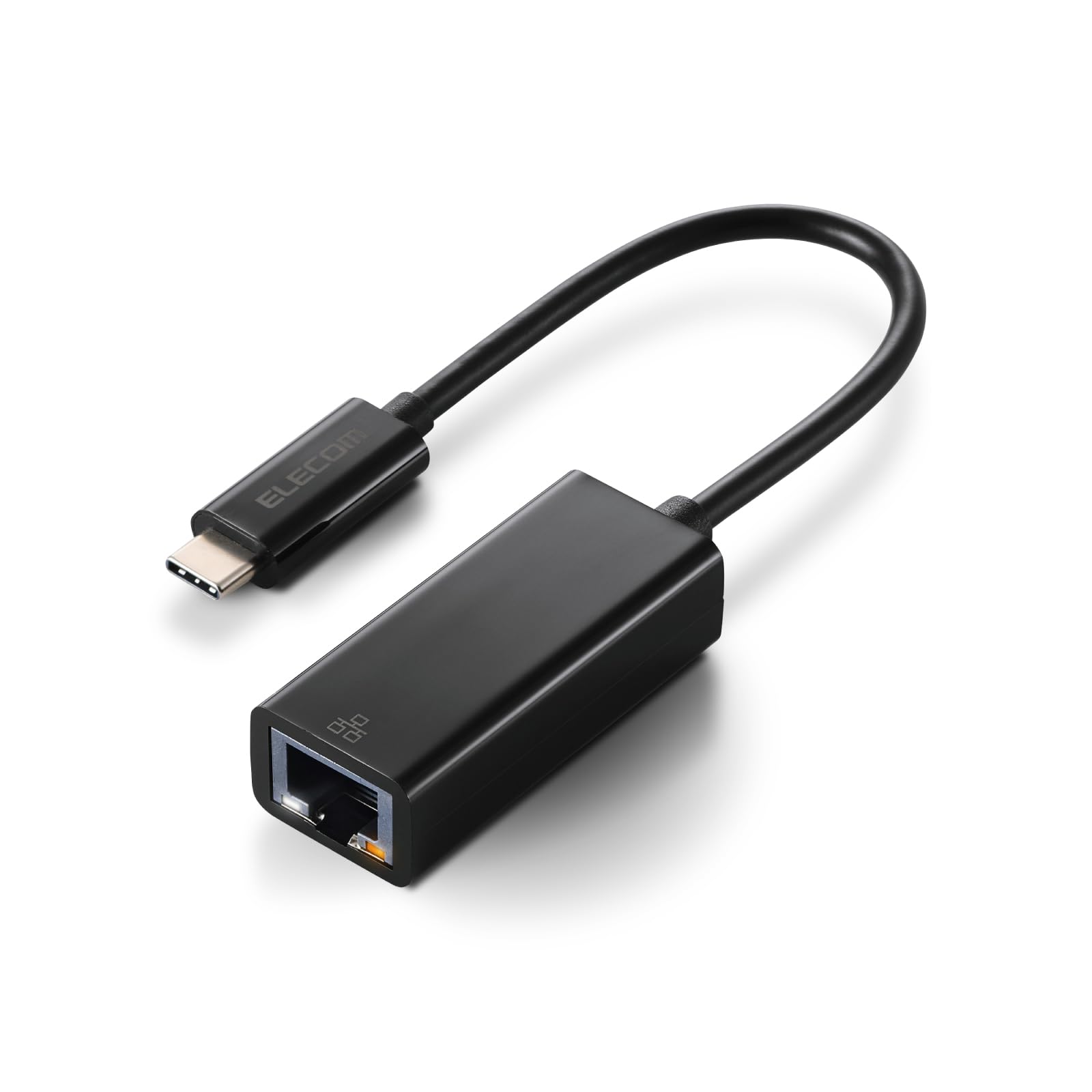 Elecom EDC-GUC3V3E-B USB Type-C USB 5Gbps USB-C to RJ45 Wired LAN Adapter for Windows/macOS (Black)-image-23