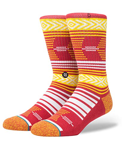 Stance Men's Mazed Trojans Socks,Large,Cardinal - Main Image