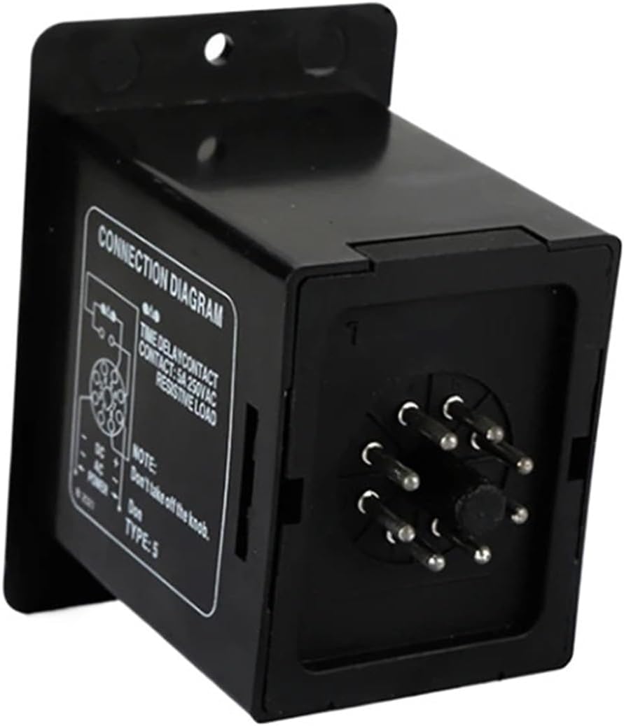 Adjustable Dual Time Relay Repeat Cycle Timer Atdv-Y on Off 3s/6s/12s/30s/60s/3m/6m/12m/30m/60m 220v Twin Timer with Socket Base