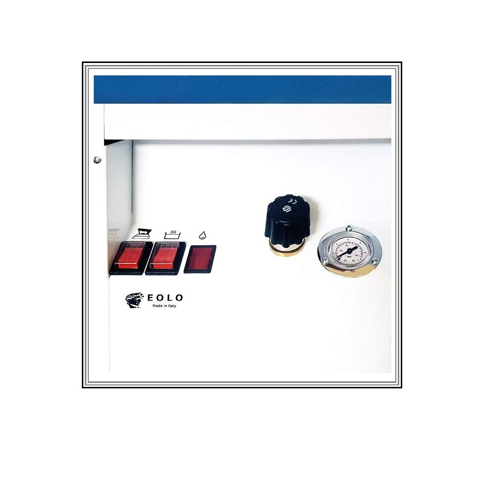 Aeolus Bügeltisch TS07 RA Rechteckiger Professioneller Erwärmtes Saugendes Brett 150x81 cm Energiesparende Kupferkessel Bügeleisen mit Dampfschutz Thermostat 5 Jahre Garantie A++