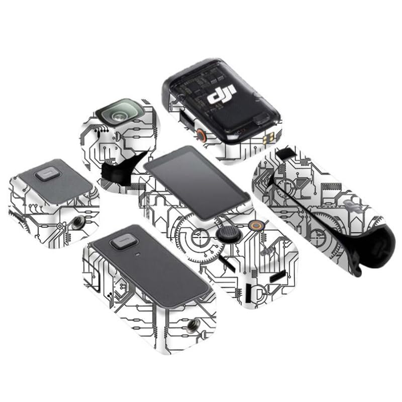 Coyktonty Osmo Pocket 3 Sticker,Protective Film Set for DJI Pocket 3,Waterproof, dustproof, Scratch-Resistant (Color-6)