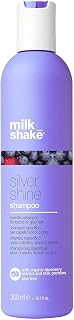 milk_shake Silver Shine Purple Shampoo for Blonde & Brassy Hair - SLES-Free Violet Toner with Milk Proteins