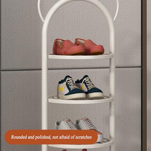 Étagère à chaussures en métal compacte pour libérer les petits placards