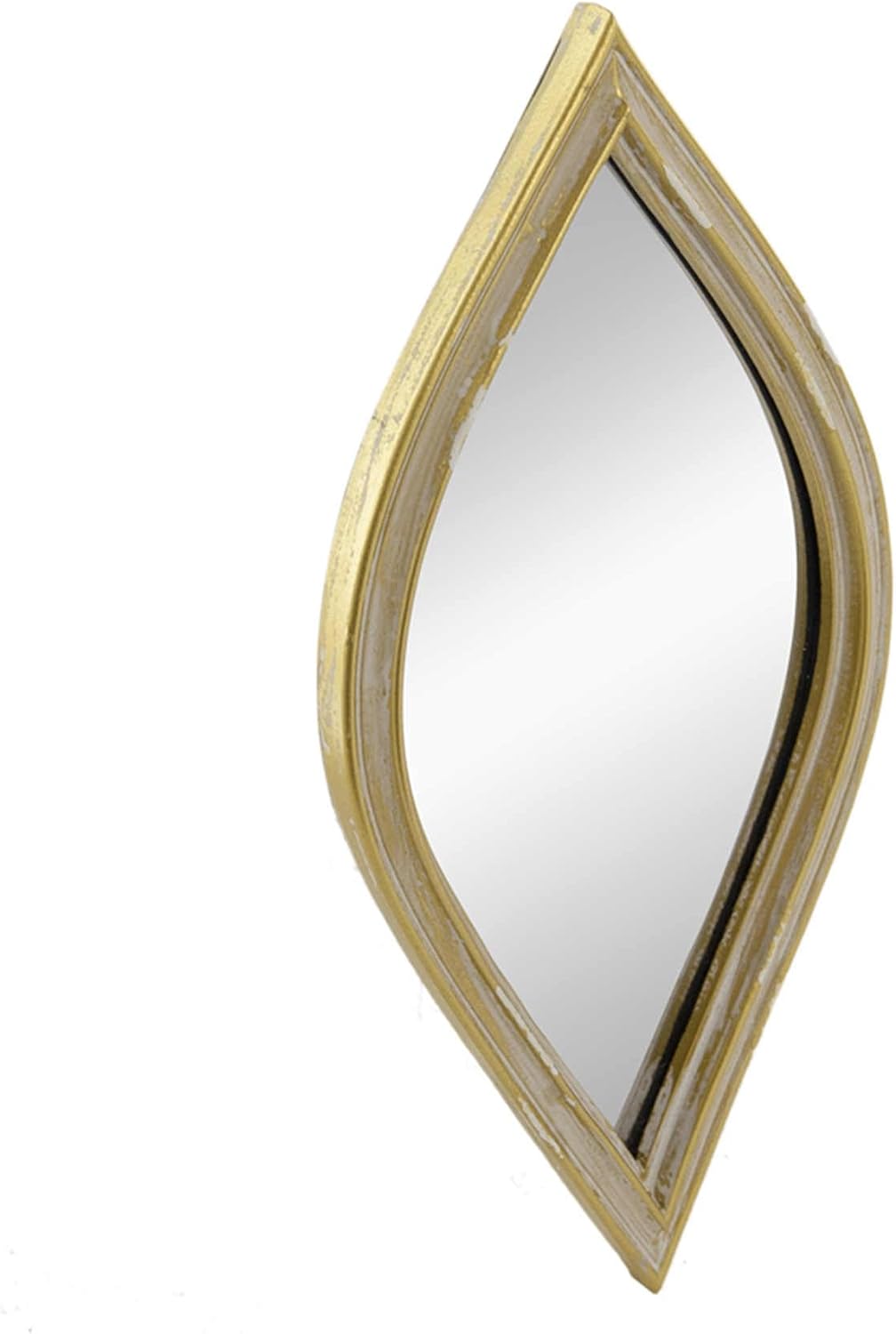 Diamond Shaped Wall Decorative Mirror 4.5x9.5 Inch Unique