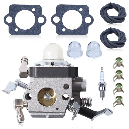 Gubeter Kit de Carburateur, pour Wacker BS50-2 BS50-2I BS60-2 BS60-2I BS70-2I Moteur, pour Walbro HDA 242, HDA 252, avec Conduites de Carburant et Joints,...