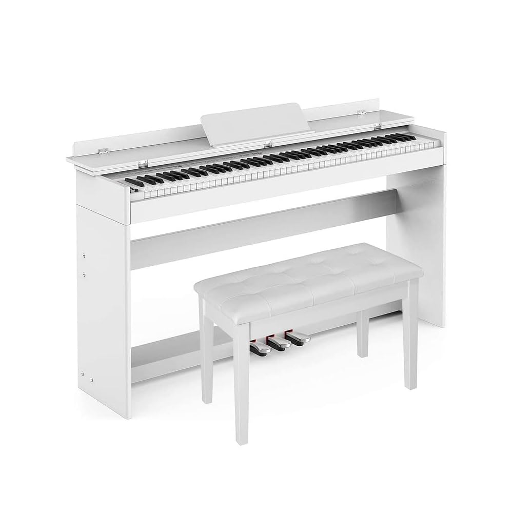 Buy HEXANT 88Key FullSize Digital Piano, Upright Flip SemiWeighted