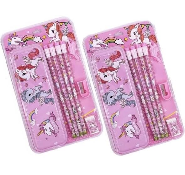 Image of Pack of 6 Stationery sets for birthday return gifts for boys and girls. Best Return gifts for kids party in bulk (Design 4)