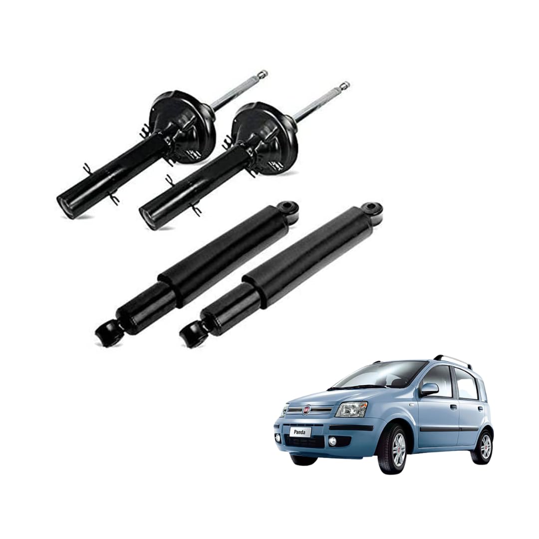KIT 4 AMMORTIZZATORI ANTERIORI E POSTERIORI COMPATIBILI CON FIAT PANDA 169 1.2 BENZ GPL 1.3 MJT