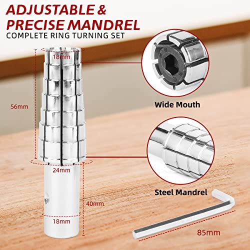 Expanding Ring Mandrel for Lathe