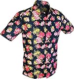 Photo Gallery chenaski roses navy - camicia a maniche corte multicolore xxl Photo Gallery chenaski roses navy - camicia a maniche corte multicolore xxl
