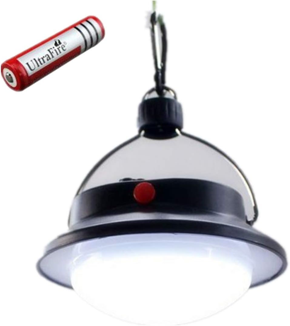 Surborder 60 LED Portable Camping Tent Umbrella Night light Lamp Lantern Outdoor camping hiking +A battery + A keychain