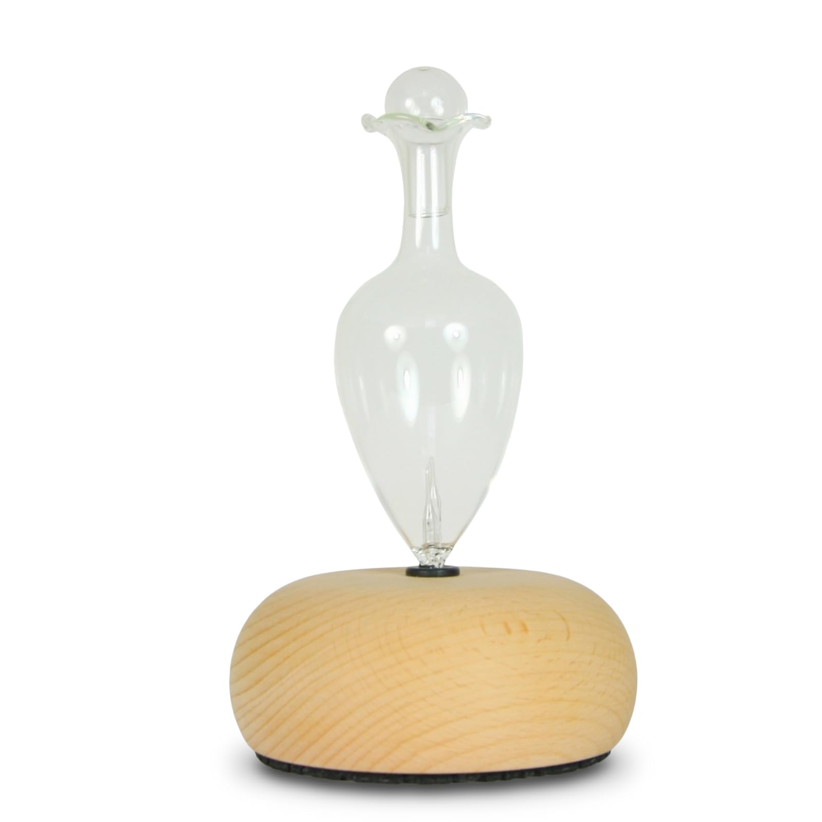 Zen'Arôme Diffuseur d'Huile Essentielle par Nébulisation Bao - Nébulisateur Diffuseur à Froid pour l'Aromathérapie - Conserve Les Vertus des Huiles - en Bois FSC et Verre - Puissance Ajustable