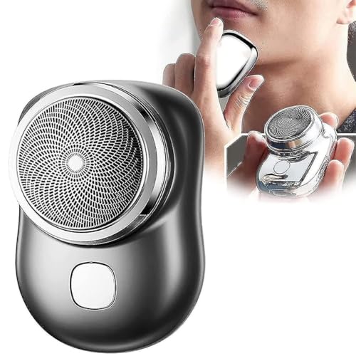 Image of Mini Electric Shaver for Man, Portable Shaving Machine for Man, Pocket Size Clean Shave Trimmer for Men, Foil Shaver for Men, Type-C Fast Charging, Wet and Dry Use for Outdoor, Home, Travel (Multicolor)