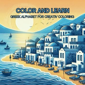 Paperback "Color and Learn" the Greek Alphabet Coloring Book