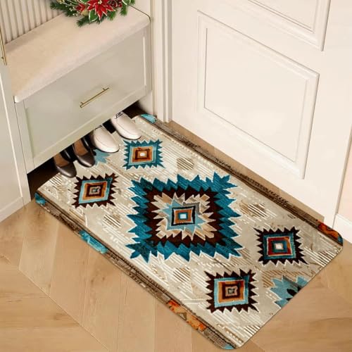 Set de 2 Tapetes de Cocina Navajo 17" x 29" y 17" x 47" miniatura 5