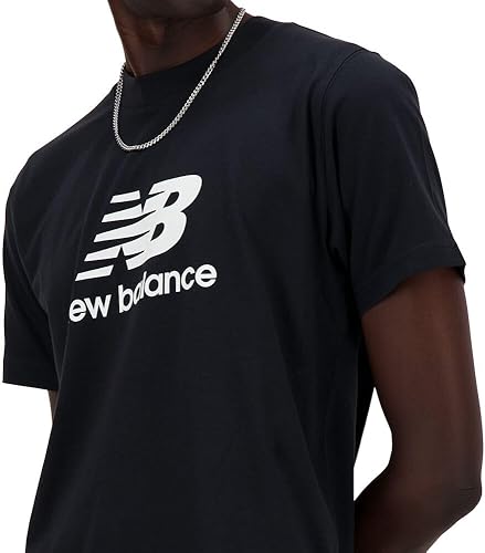 Miniatura 4 de New Balance Camisa Essentials para hombre con logotipo