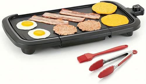 AORAN Electric Griddle Indoor – Versatile Nonstick Griddle for Pancakes
