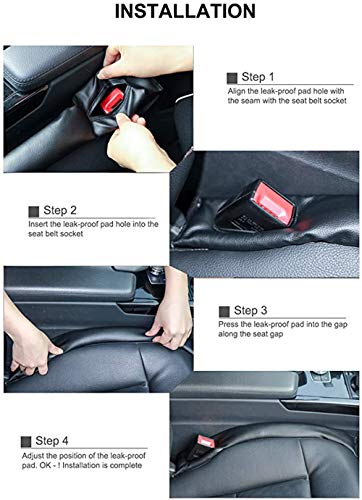 2 Pezzi in Pelle Pu Nera, Marrone, Beige Tappo per...