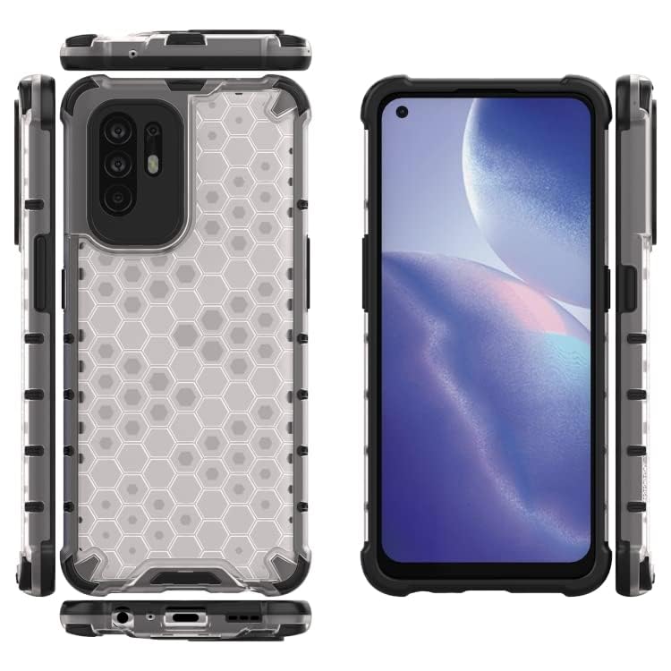 Image of Prime Retail Hard PC Back Case Cover for Oppo F19 Pro Plus Anti Slip Ultra Thin Shockproof Reinforced Corners (Transparent)