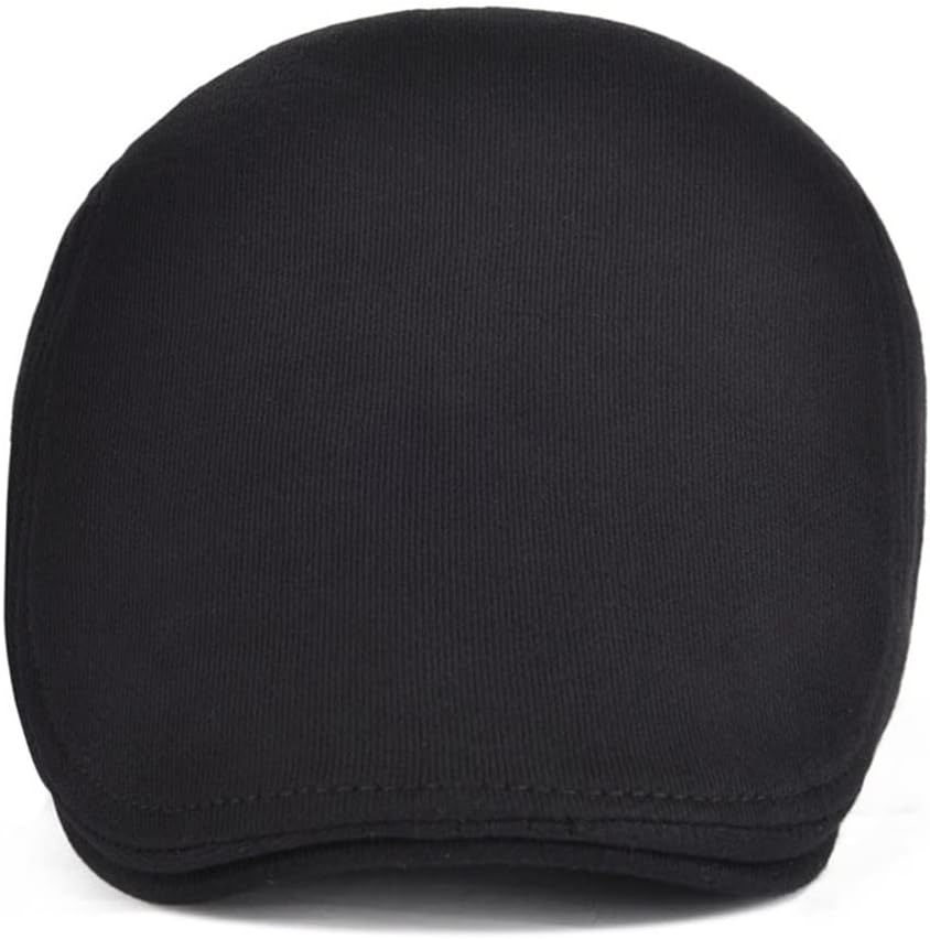 Men's Women's Soft Beret Flat Cap Driver Retro Spring Casual Baker Newsboy Hat