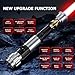 PKSTVB Upgrade App Control OBW Dueling Lightsaber, Smooth Swing 34 Sound Effects 12 Light Effects, 16 Colors and Infinite Change Metal Light Saber for Adults (Pixel-OBW)