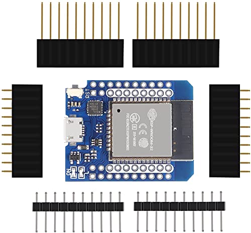 DUBEUYEW ESP32 ESP-WROOM-32 WLAN Upgrade mini WiFi + Bluetooth IoT Development Board 5V Compatible for Arduino (1pcs)