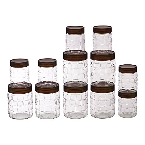 Image of Steelo 12 pcs PET Container Set - 300ml x 6, 600ml x 6 (Solitaire)