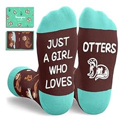 Just Girl Loves Otters Tan