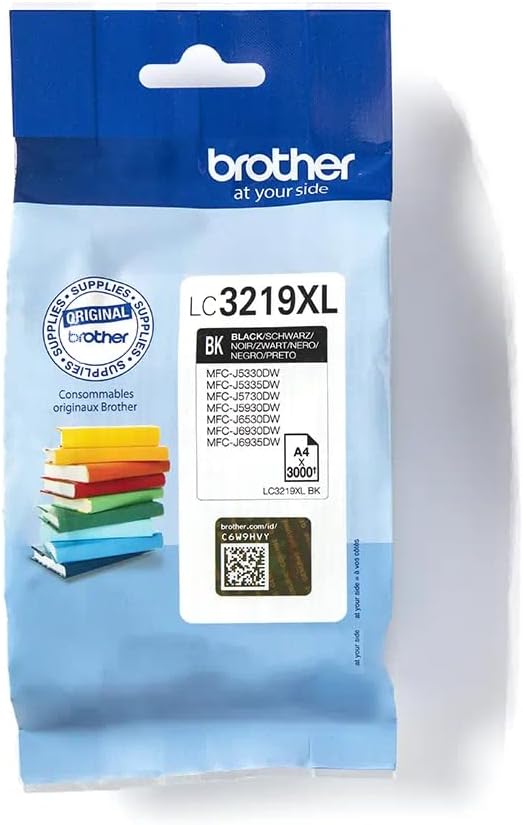 Brother LC3219XLBK Inkjet Cartridge, Black, Single Pack, High Yield