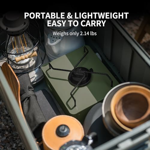 Naturehike Simple Design Mini Camping Stove Non-Collapsible Portable Gas Stove Compatible with Butane/Propane for Backyard BBQ Hiking Travel - Image 6