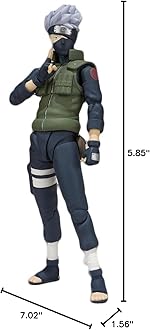 Bandai Tamashii Nations Naruto Shippuden Hatake Kakashi S.H. Figuarts Action Figure
