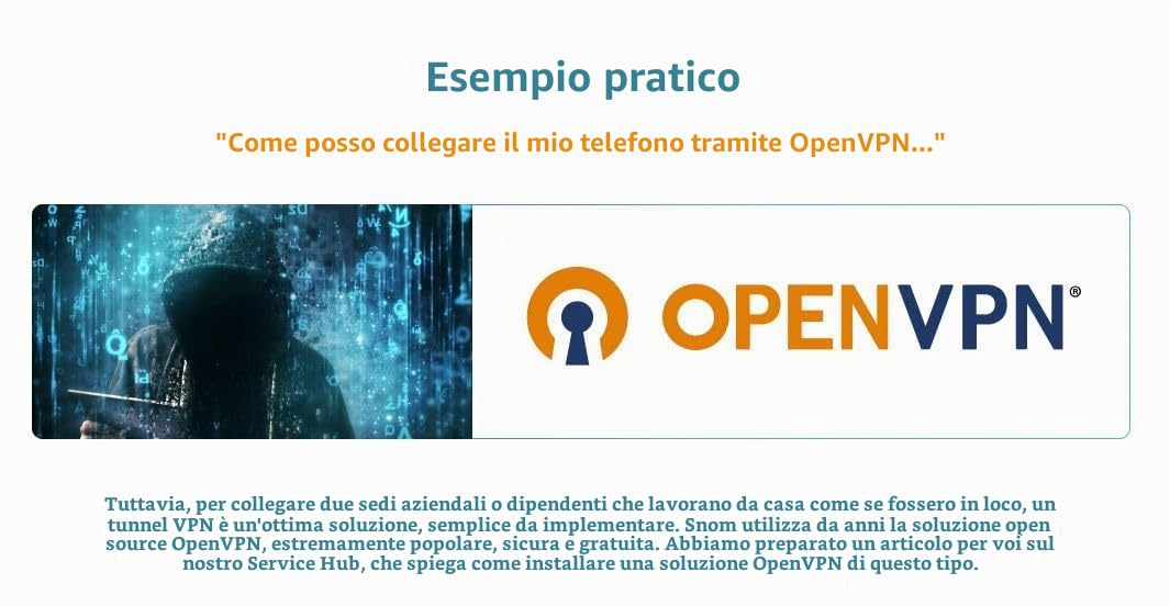 Snom D717 Nero Telefono IP con 6 Account SIP, Display a Colori, Porta USB, Attacco Cuffia, 2 Porta Gigabit LAN, 3 Anni di Garanzia