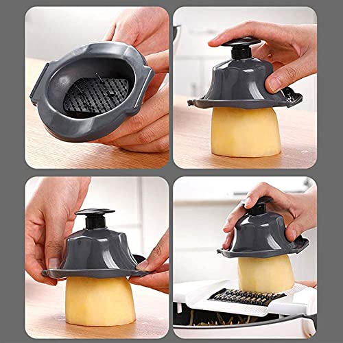 Mandolina manual para cortar vegetales y frutas miniatura 6
