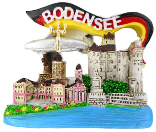 Magnet Souvenir Bodensee 7 x 6 x 2 cm Kühlschrankmagnet Stadt Figur Deko GCG 0760 Cover