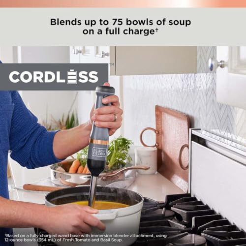 Black+Decker Kitchen Wand Cordless Immersion Blender thumbnail 5