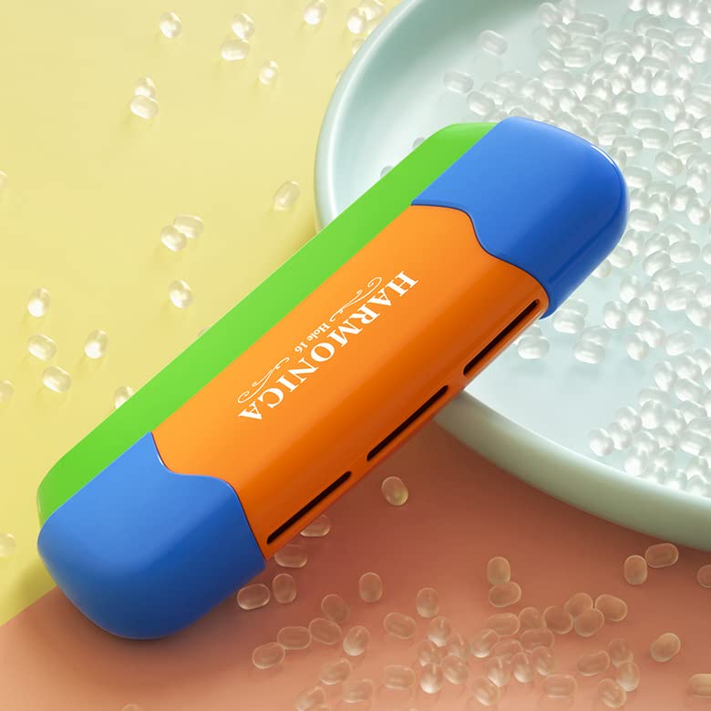 Jadelute Harmonica | Instrument de musique 16 trous pour l’éducation précoce des enfants - Les Beatles, Paul McCartney, John Lennon, RIngo Starr, George Harrison Jadelute Harmonica | Instrument de musique 16 trous pour l'éducation précoce des enfants – Image 4