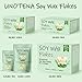 UNOTENA Soy Wax Flakes for Candle Making, Natural Candle Wax, Farm-Sourced, No Additives, Safe and Pure, 10LB