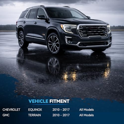 Image of Detroit Axle - Front End 6pc Suspension Kit for 2010-2017 Chevy Equinox | GMC Terrain 2 Lower Control Arms w /Ball Joints 2 Sway Bar Links 2 Outer Tie Rods 2011 2012 2013 2014 2015 2016 Replacement