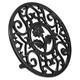 Utilisation polyvalente : convient aux cocottes en fonte, bouilloires, théières et autres ustensiles de cuisine. ce dessous de plat offre une grande polyvalence et répond à de nombreux besoins. coussin décoratif pour tasse, coussin en métal pour tasse