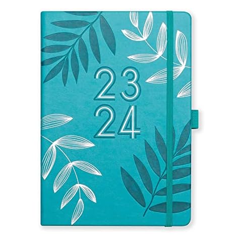 Matilda Myres 2023-2024 Soft Touch A5 Weekly MID Year Diary - July '23 to July '24 (Teal 23/24) Cover