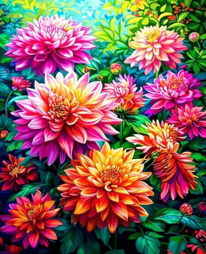 G  LbgɂG t Paint by Numbers DIYyCg l S qp ȒPɓh ANʊG̋ |  H| Lbg 3̃yCguV1̃Zbg̃AN痿gp z[ ItBX G
