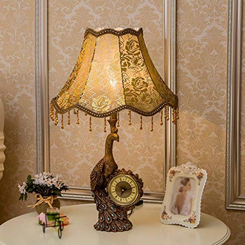 Lampe de table paon rétro pour illuminer chaleureusement votre salon ou hôtel - 3