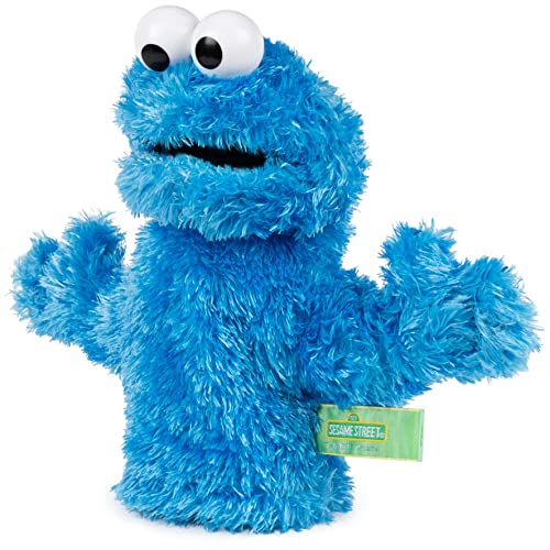 Gund Sesame Street Official Cookie Monster Muppet Plush Hand Puppet, Premium Plush Toy For Ages 1 & Up, Blue, 11” #TOP4