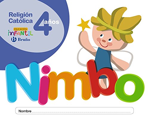 Portada de Religión Católica Nimbo 4 Años Educacion Infantil