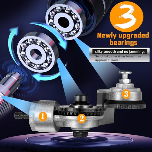 Blechschere für Akkuschrauber, Die Dritte Generation Upgrade Blechschere Elektrisch, Blechknabber Aufsatz von Handbohrmaschine, Blechschneider zum Schneiden von Eisen, Stahl, Kupfer, Aluminium