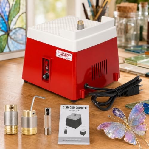 Podoy Stained Glass Grinder 4200RPM, Mini Glass...