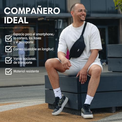 Riñonera impermeable Larkson con correa ajustable para deportes 3
